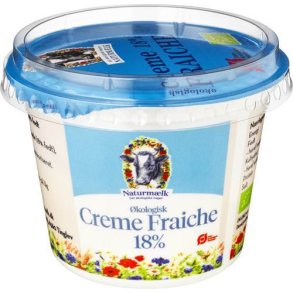 Creme fraiche 18%, ikke homogeniseret, 200 g, kologisk